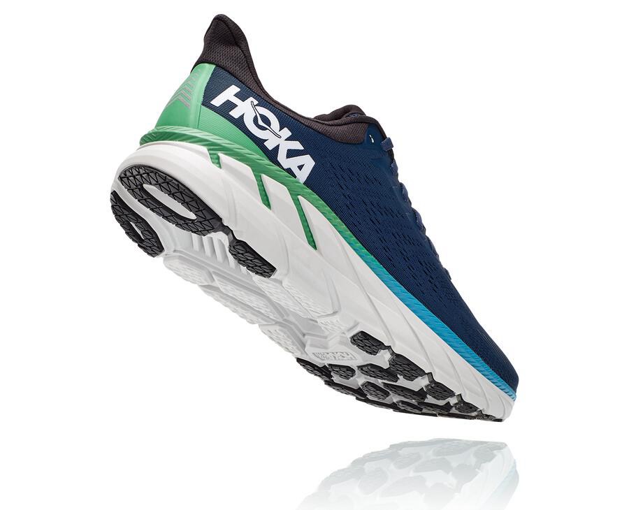 Zapatillas Running Hoka One One Hombre - Clifton 7 - Azul Marino - VSM601285